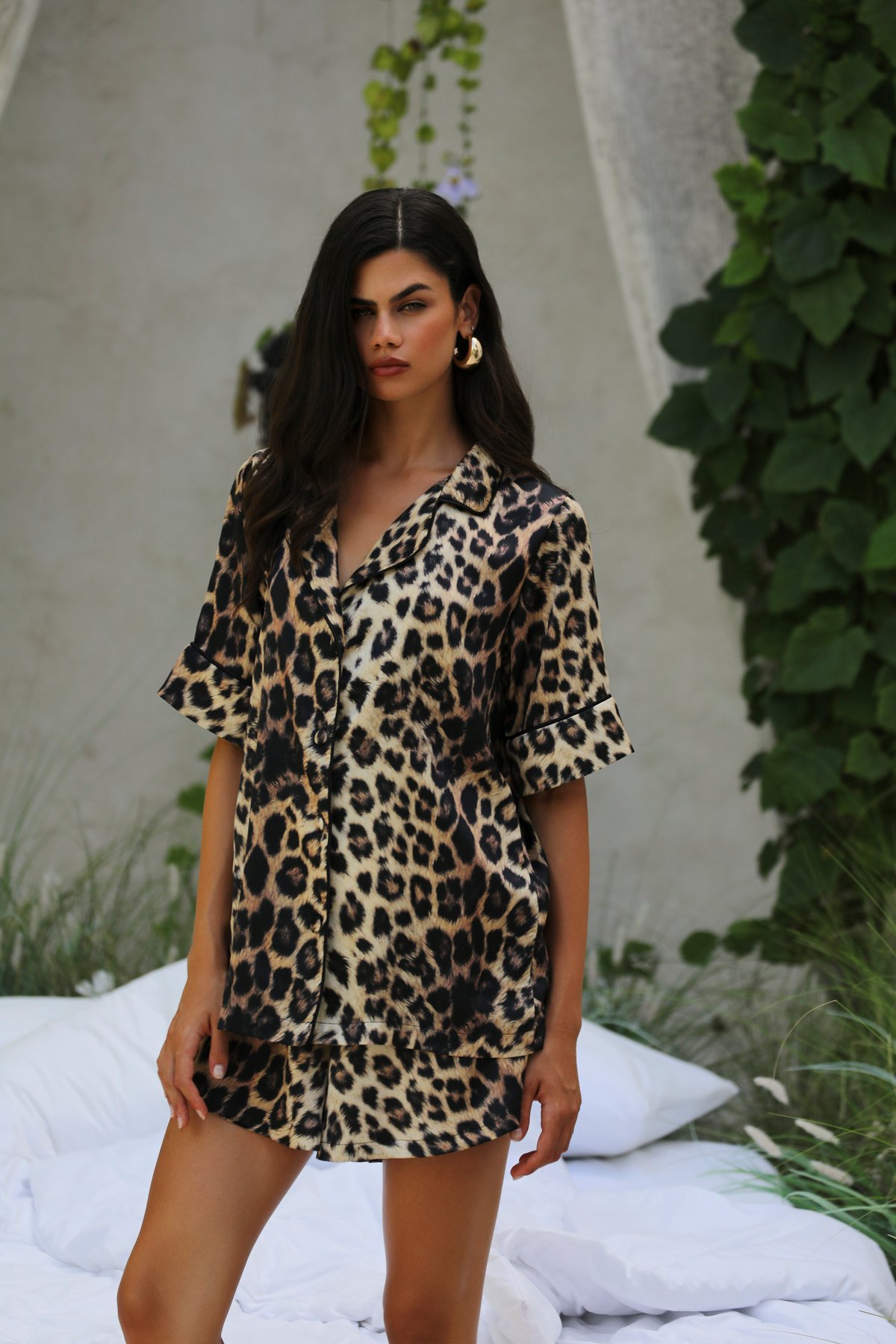 Leopard Şort
