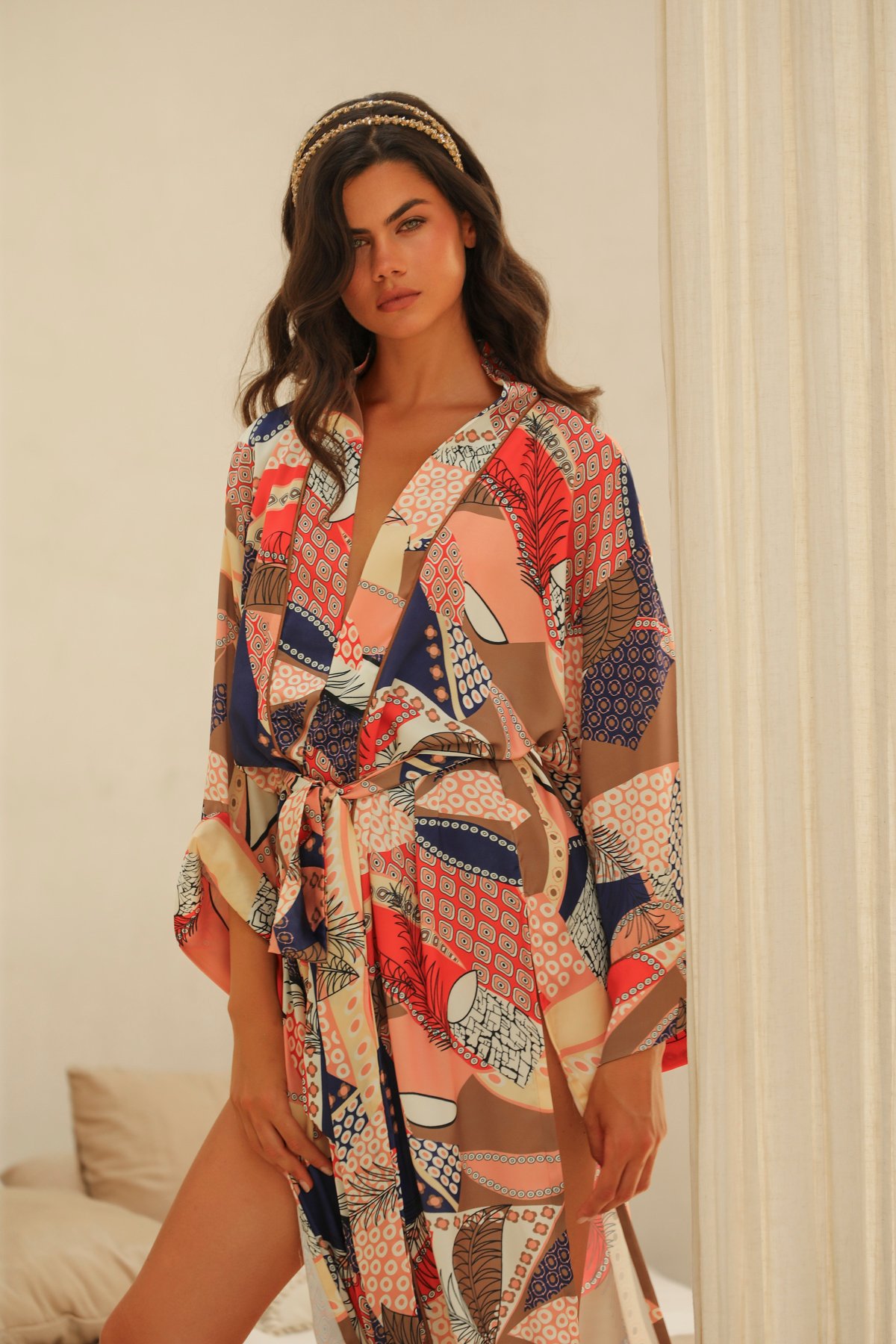 Minuit Uzun Kimono Sabahlık